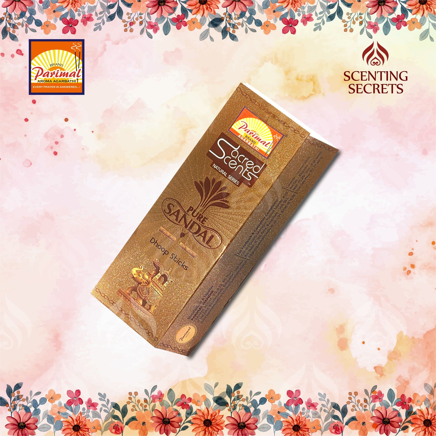 Pure Sandal Dhoop sticks by Parimal