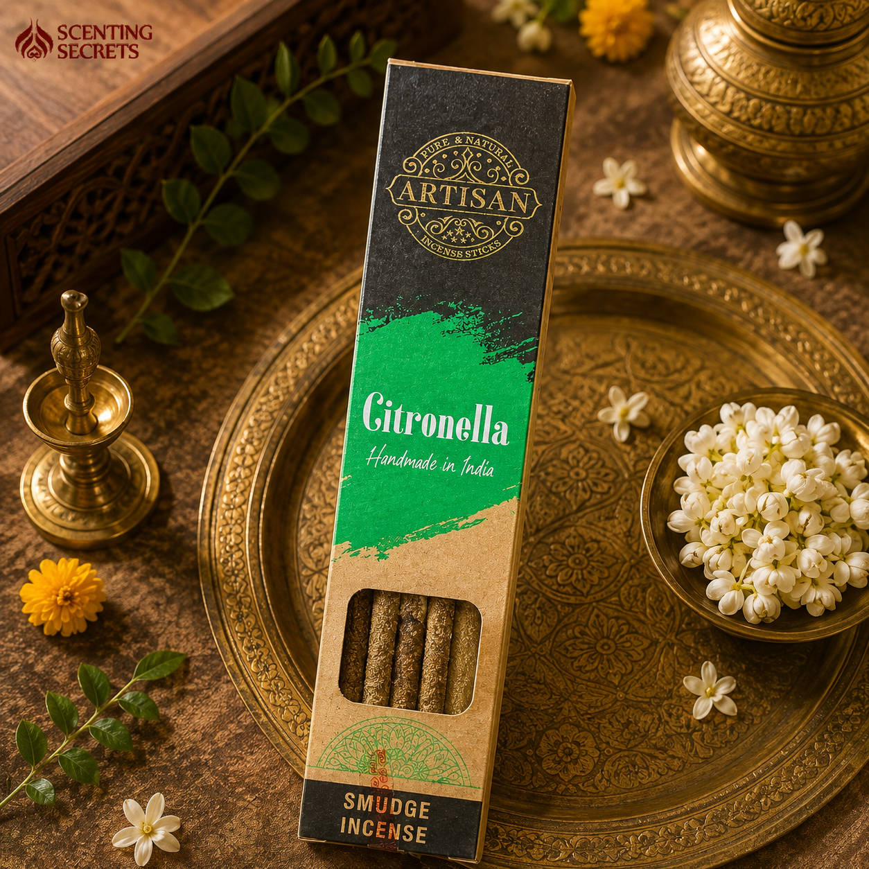 Citronella Smudge Incense sticks by Artisan