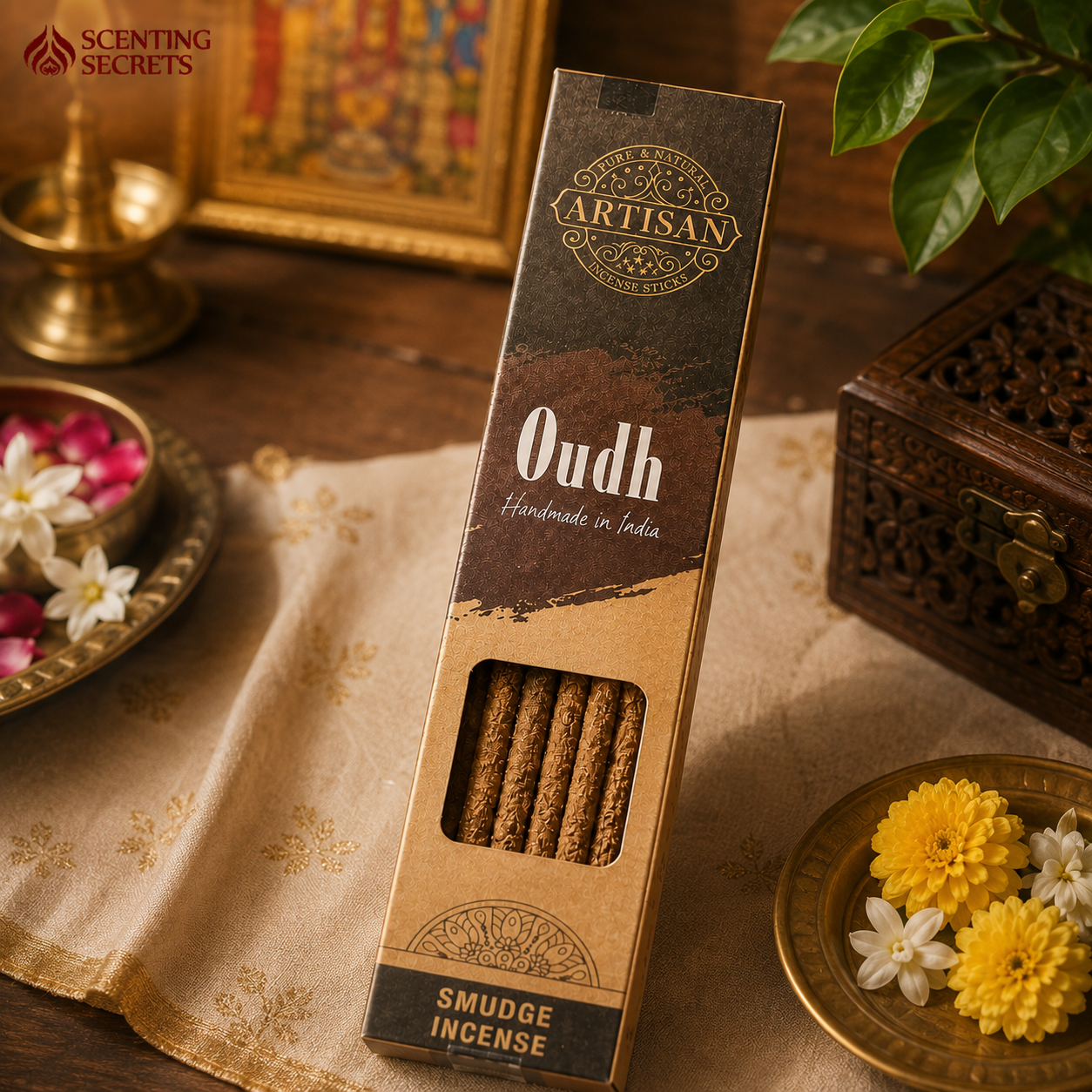 Oudh Smudge Incense sticks by Artisan