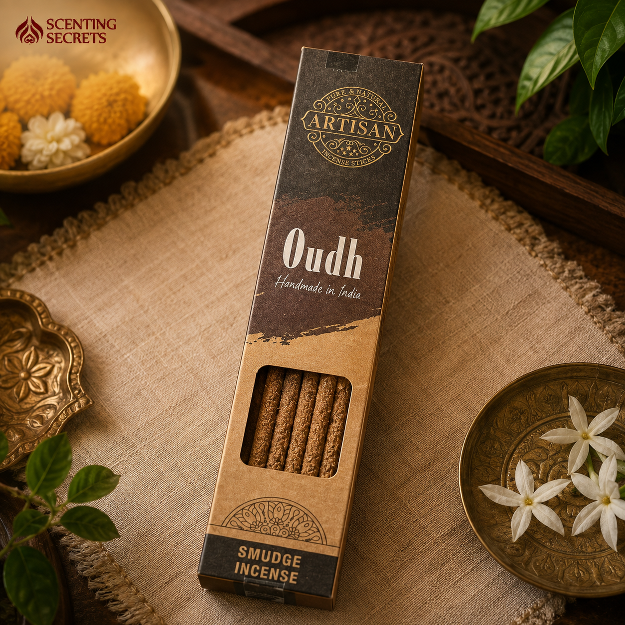 Oudh Smudge Incense sticks by Artisan
