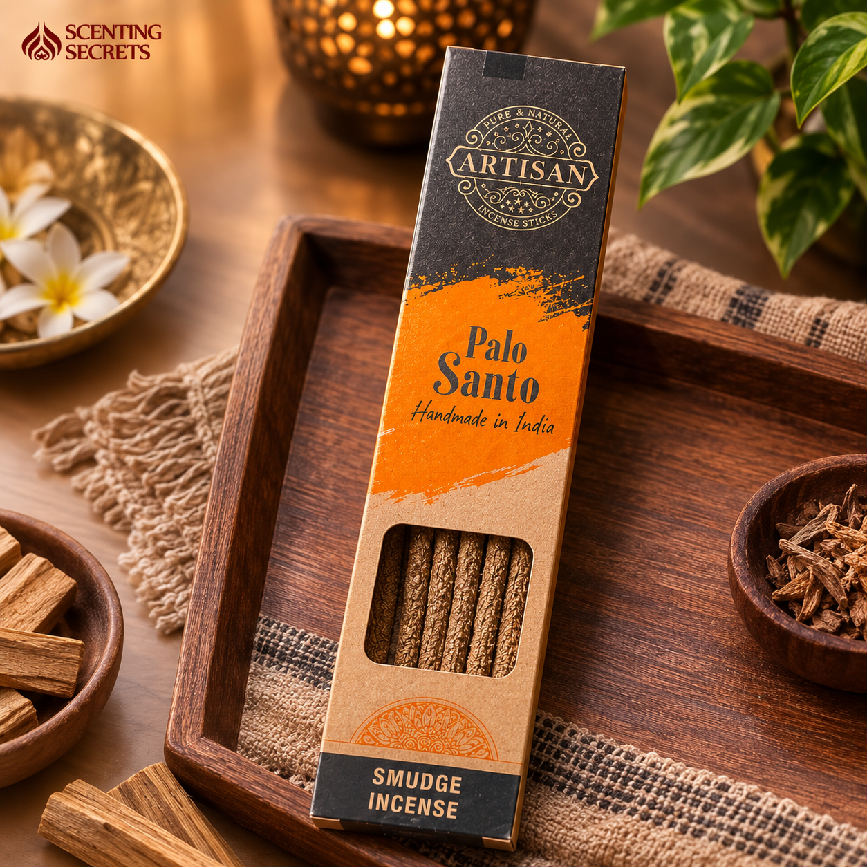 Palo Santo Smudge Incense sticks by Artisan