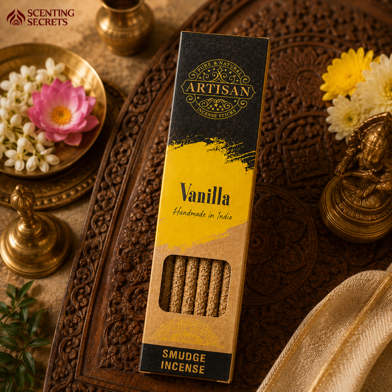 Vanilla Smudge Incense sticks by Artisan