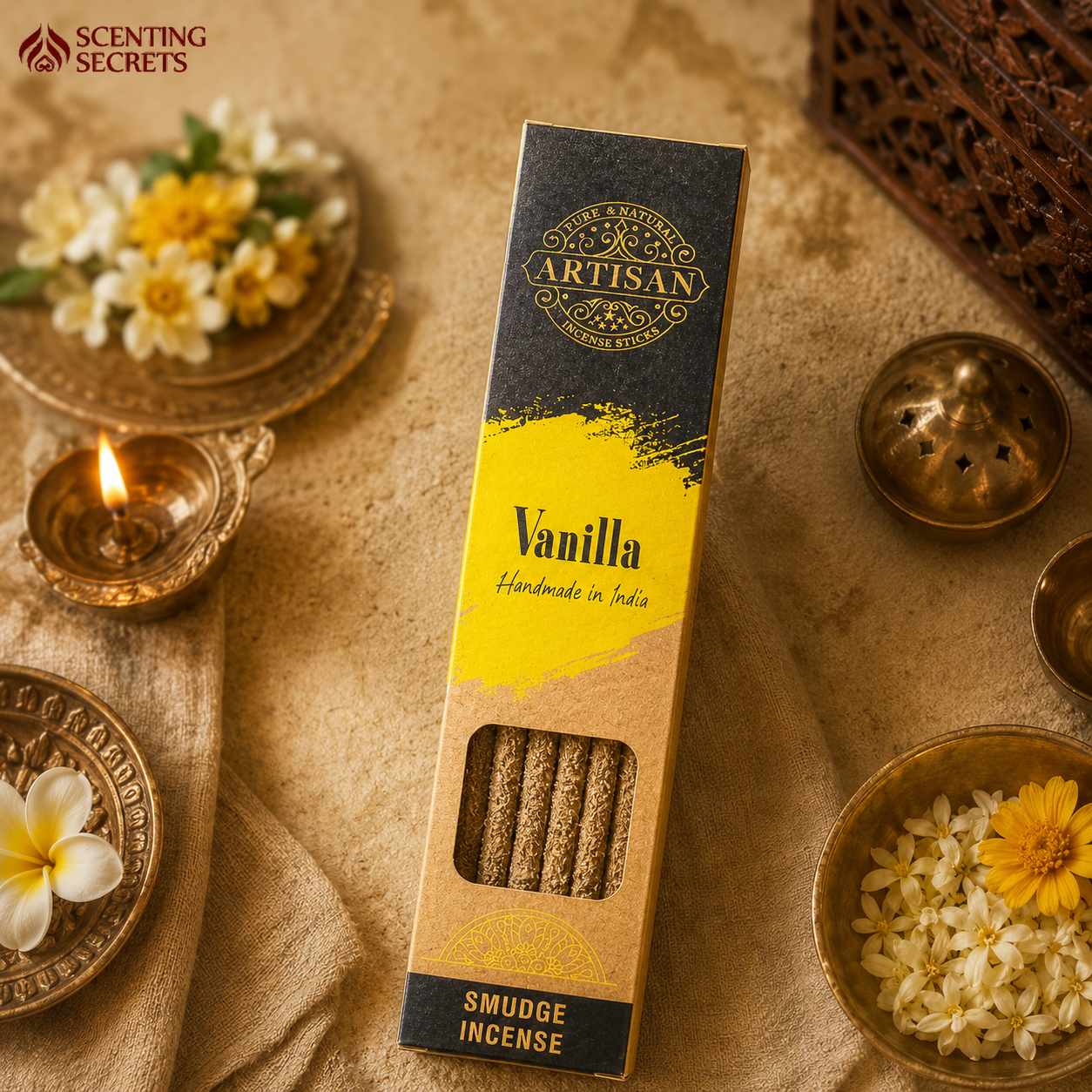Vanilla Smudge Incense sticks by Artisan