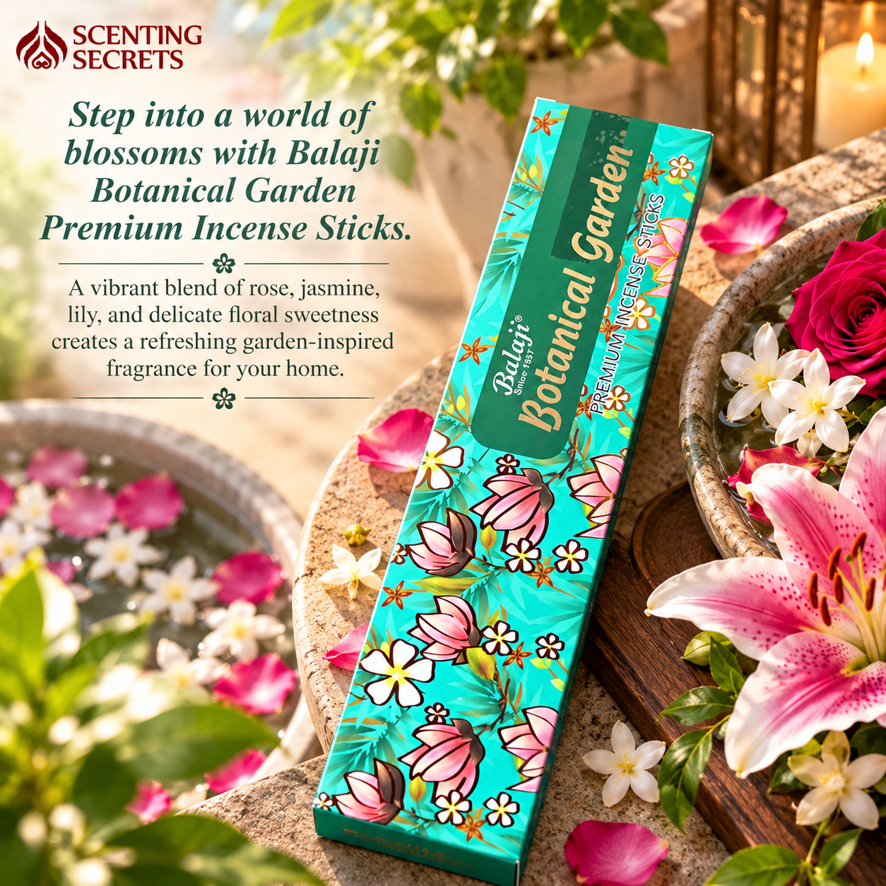 Botanical Garden incense sticks by Balaji