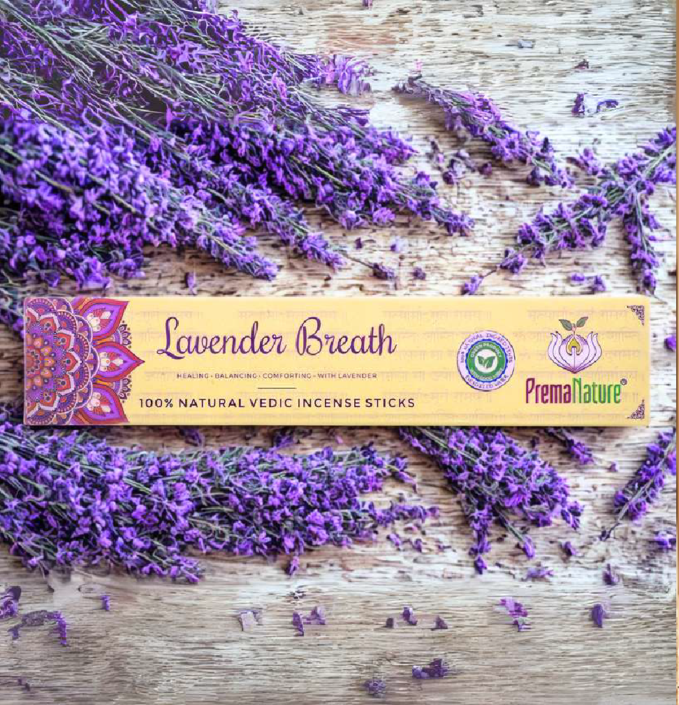 Lavender breath Premium Incense sticks by Prema Nature