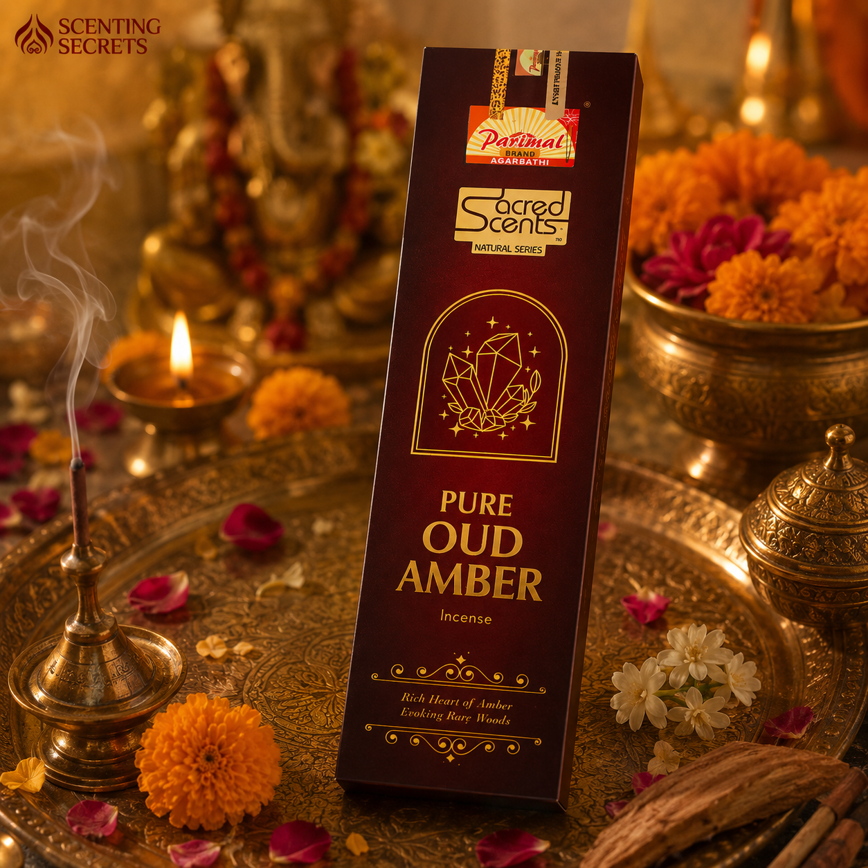 Pure Oud Amber Incense sticks by Parimal