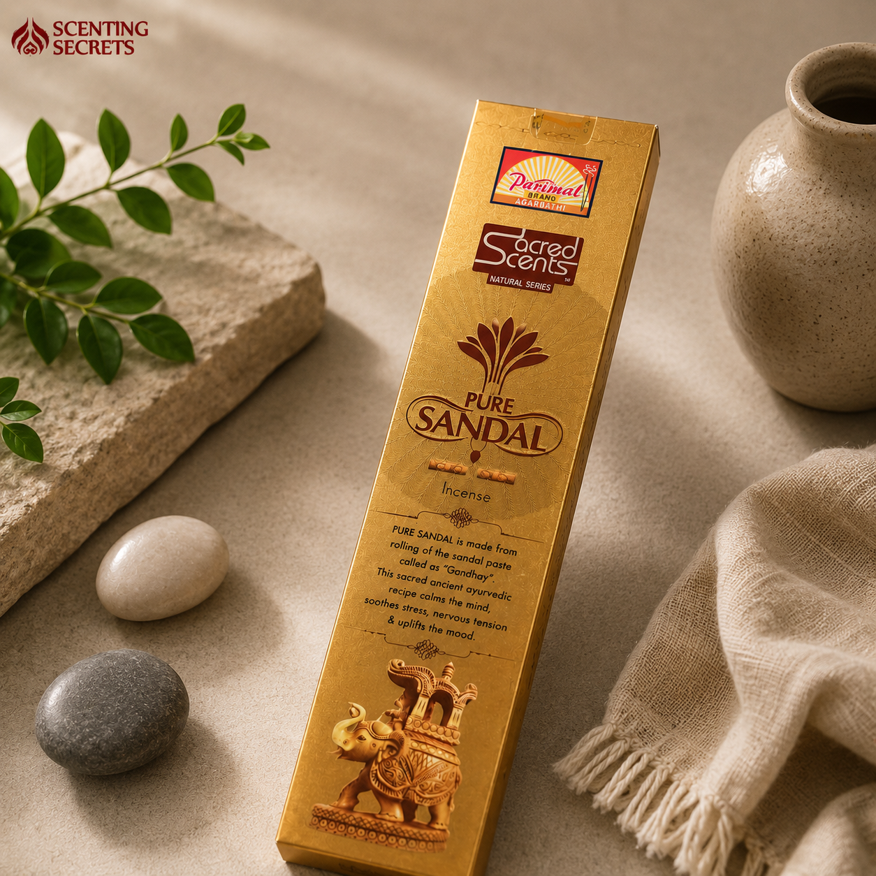 Pure Sandal Incense sticks by Parimal