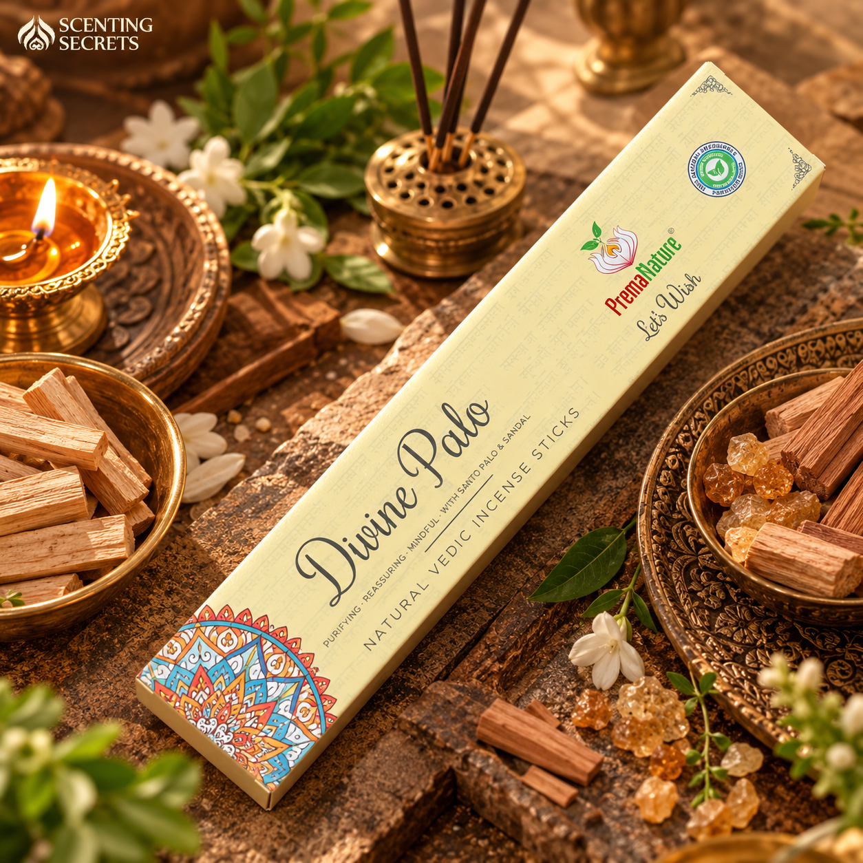 Divine Palo Premium Incense sticks by Prema Nature