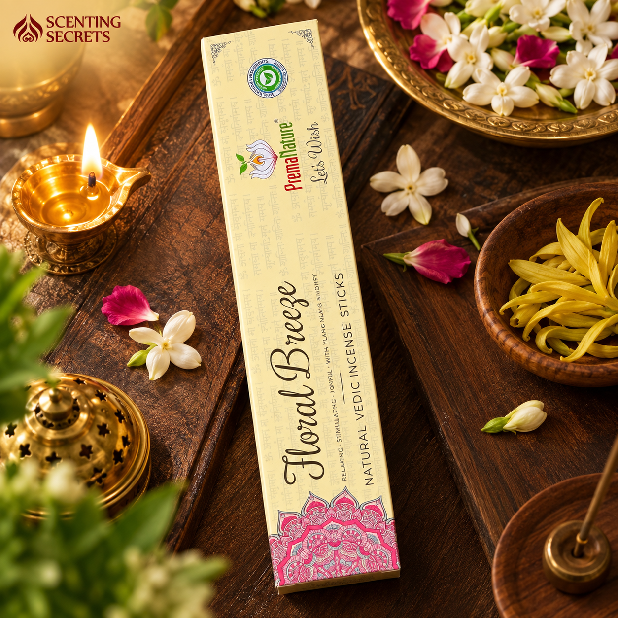 Floral Breeze Premium Incense sticks by Prema Nature