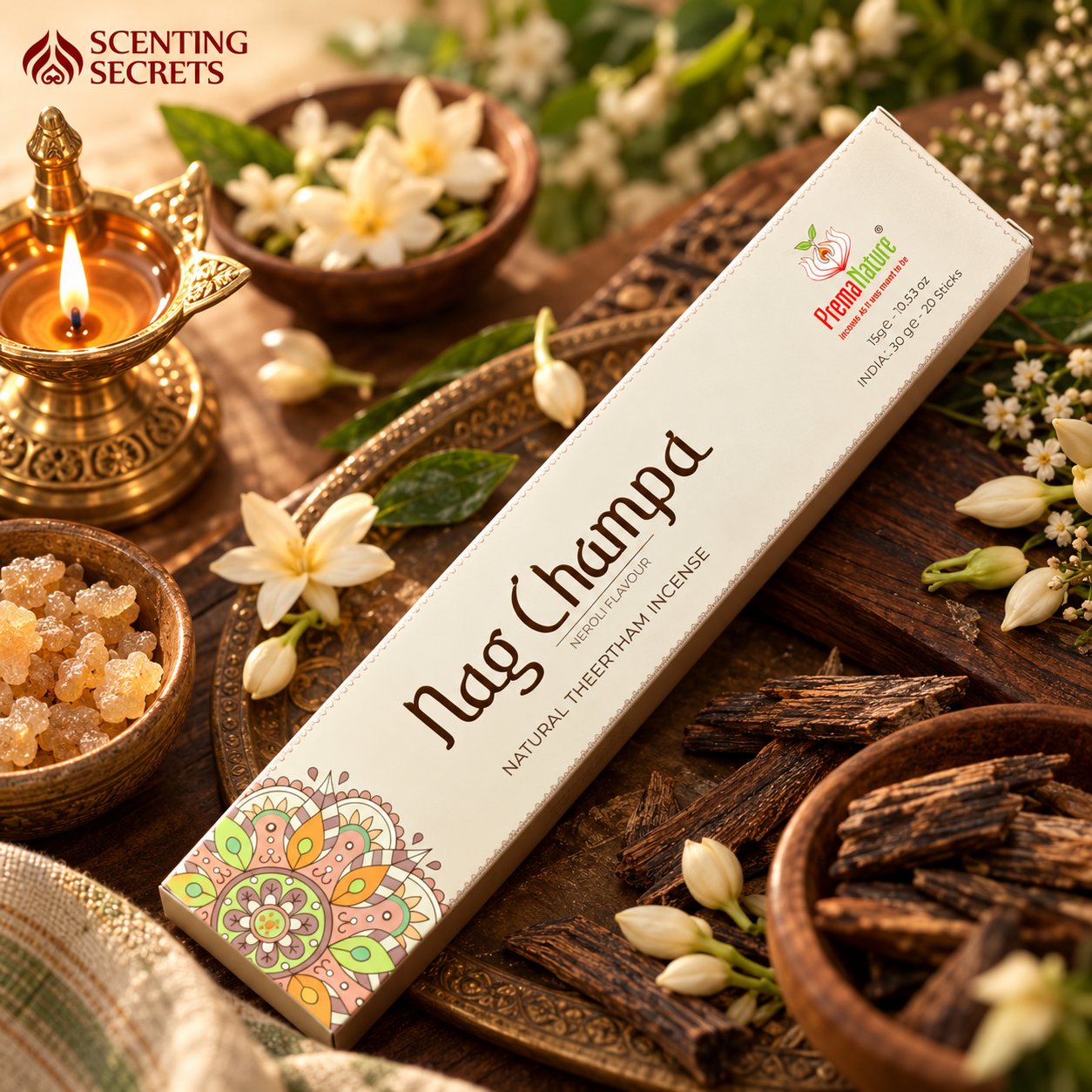 Nag Champa Neroli | Premium Incense sticks | Prema Nature