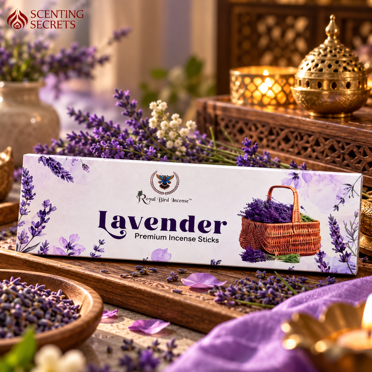 Lavender Incense sticks by Royal Bird
