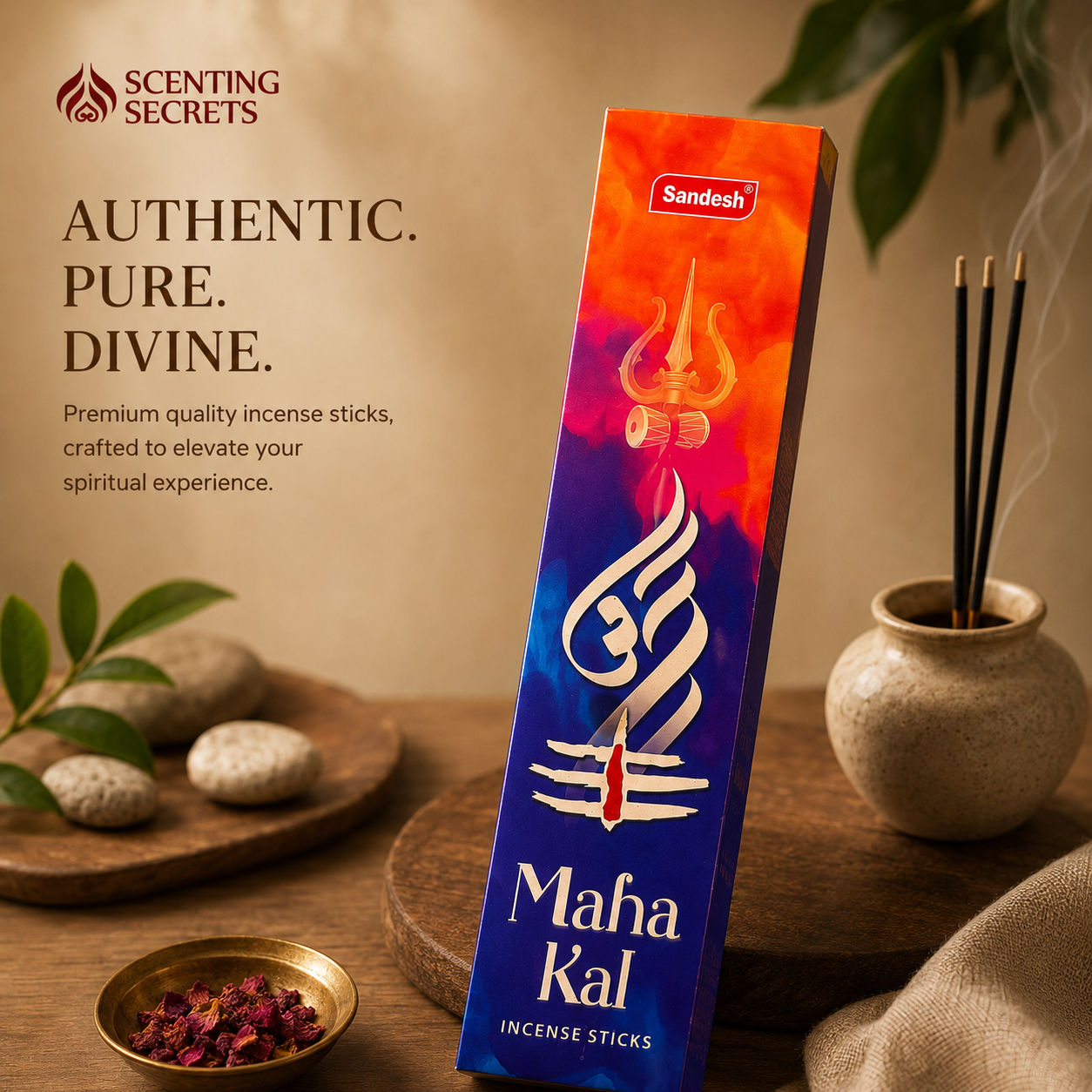 Mahakal Incense sticks by Sandesh