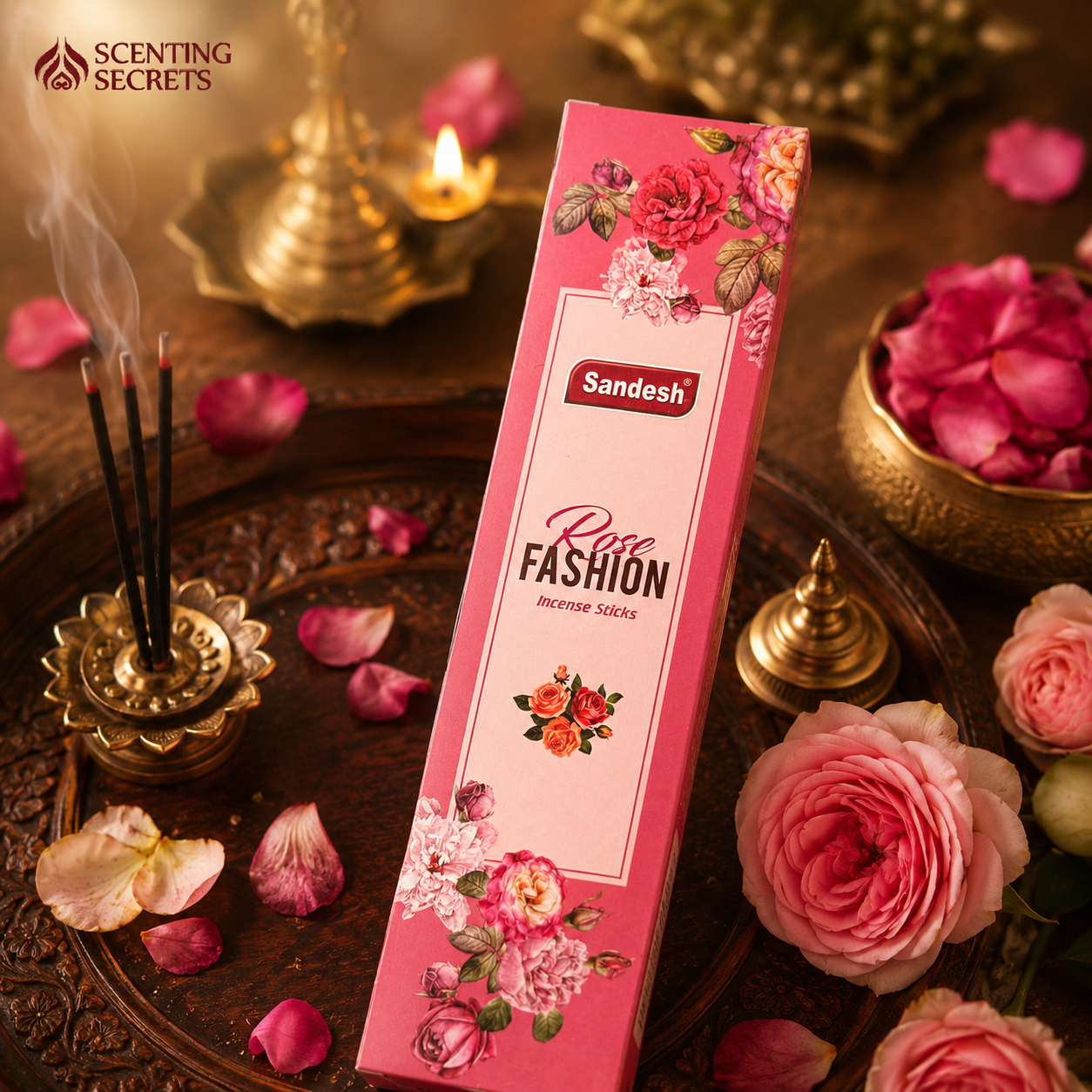 Rose  Fashion Incense sticks by Sandesh